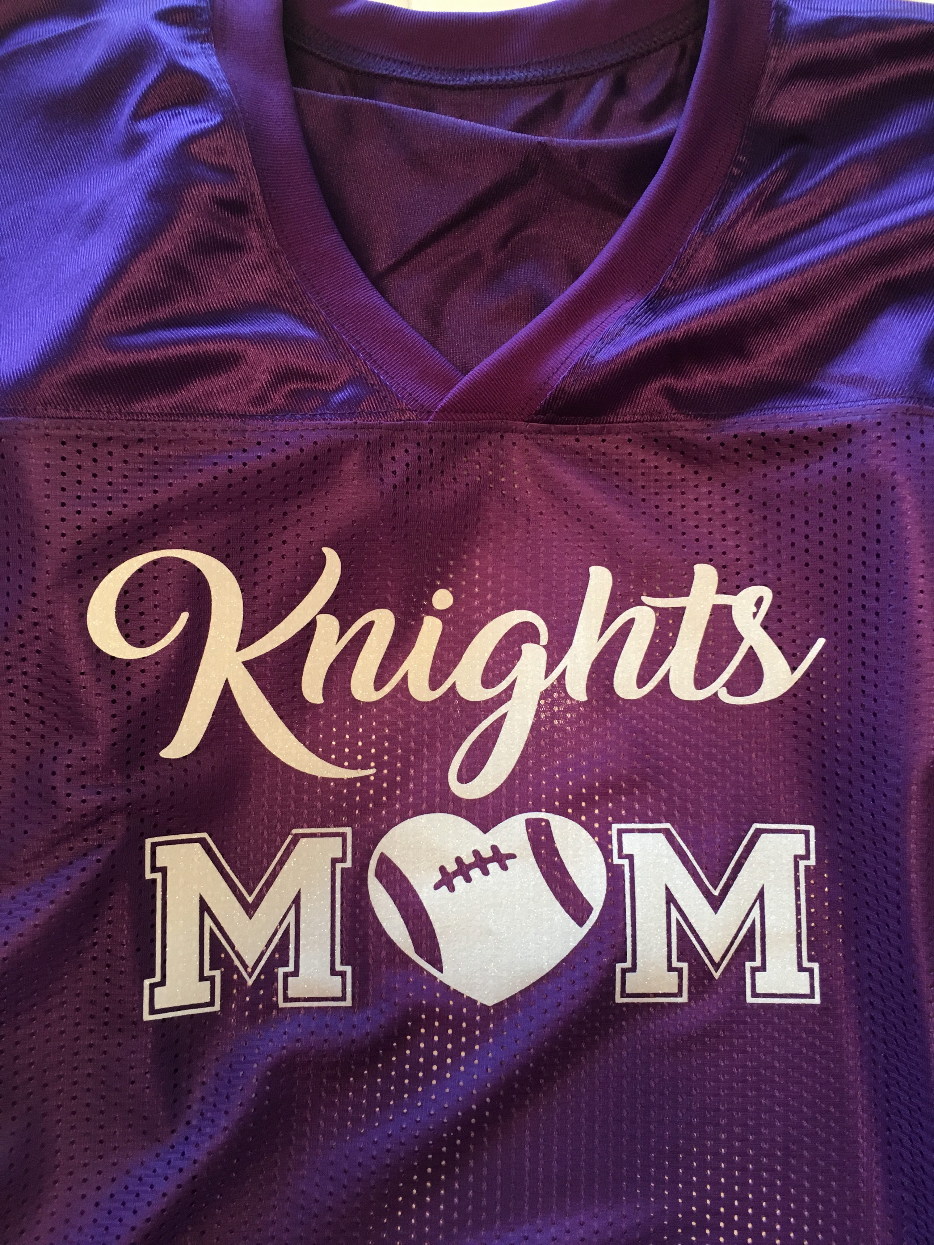 mom and son matching jerseys