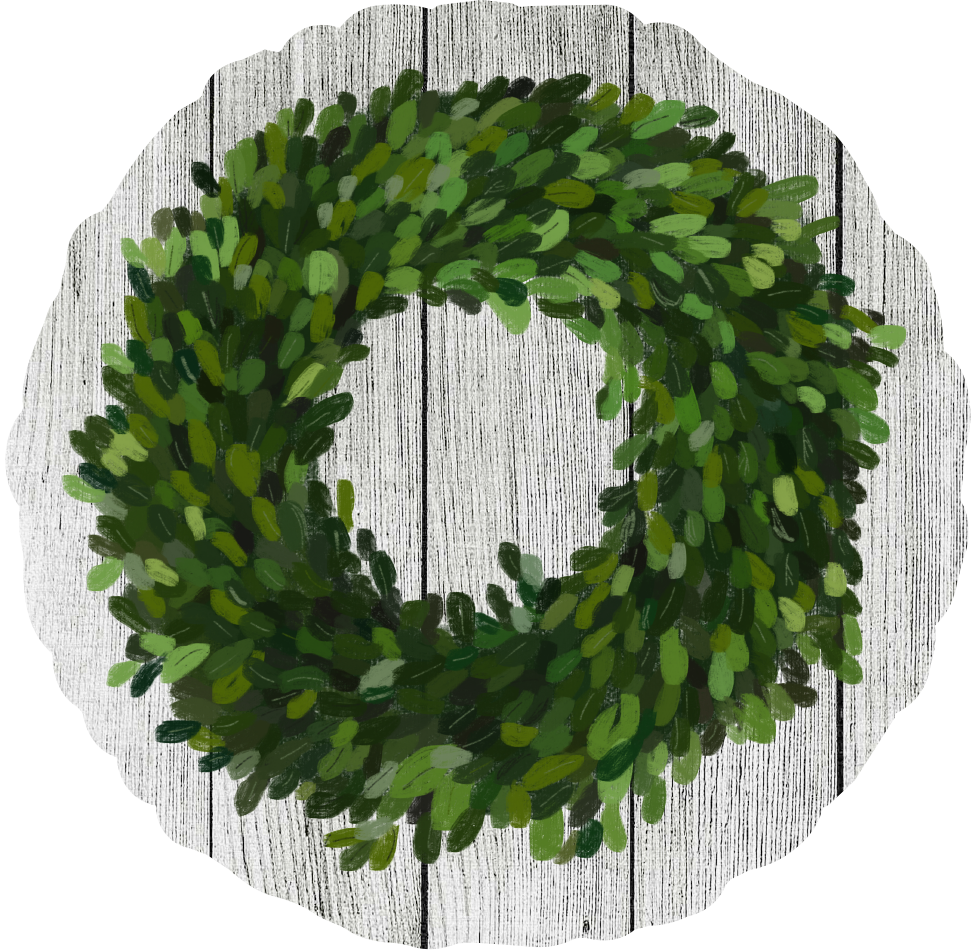 September - Green Wreath